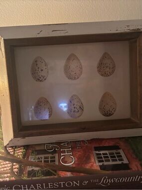 Creative Co-Op Speckled Egg Framed Print